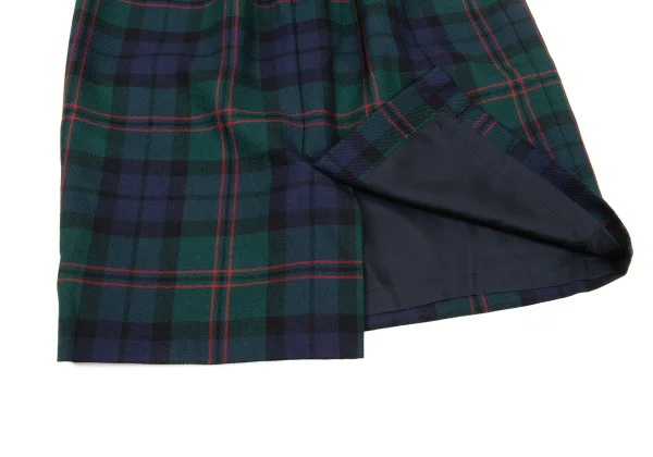 robe de chambre COMME des GARCONS Check Wool Skirt K-174744_007