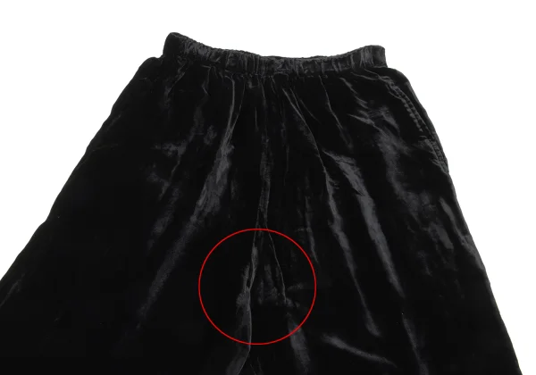 robe de chambre COMME des GARCONS Velour Wide Easy Pants K-174745_002