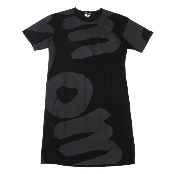 COMME des GARCONS HOMME PLUS Graphic Printed Long T Shirt Black S K-174746_001