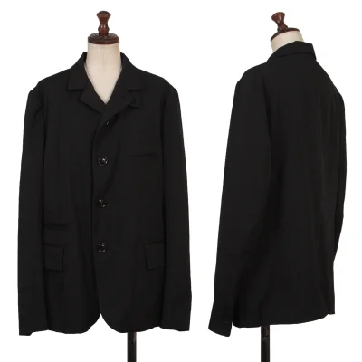 Y's Wool Gabardine 2way Collar Jacket