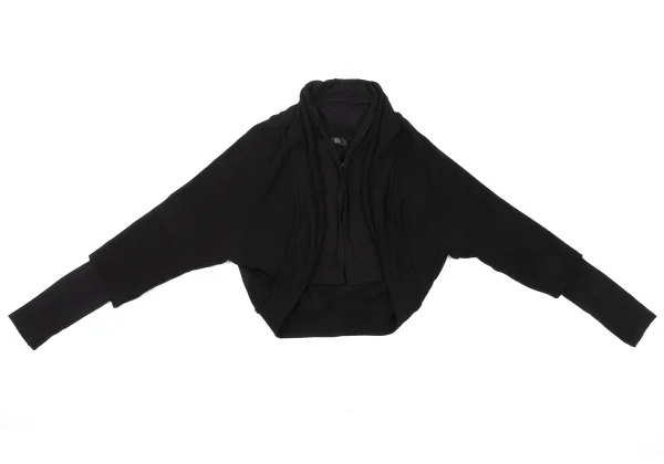 Y's Faux Layered Cotton Knit Cardigan K-174751_002