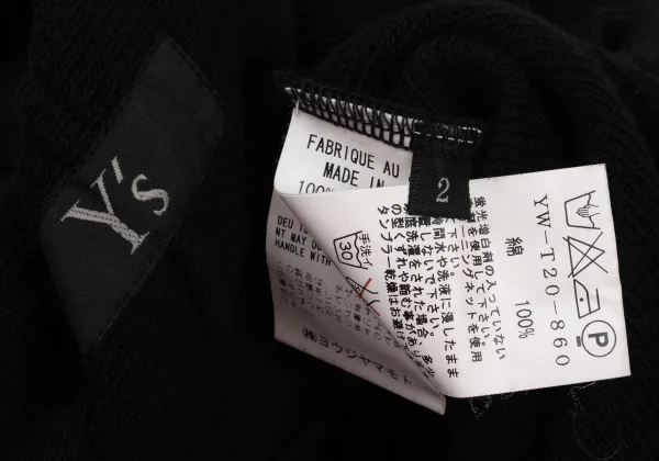 Y's Faux Layered Cotton Knit Cardigan K-174751_017