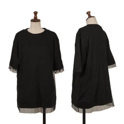 RISMAT by Y's Wrinkle Mesh Layered T Shirt