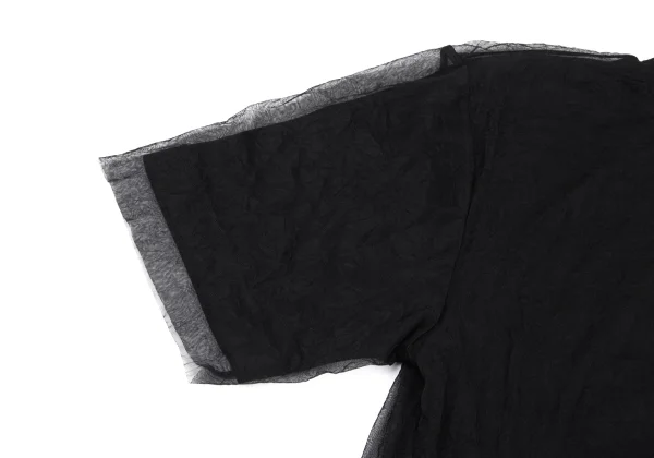 RISMAT by Y's Wrinkle Mesh Layered T Shirt K-174753_005