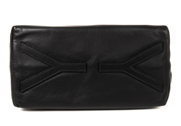 Yohji yamamoto discord Fire Plisse Leather Shoulder Bag K-174761_006