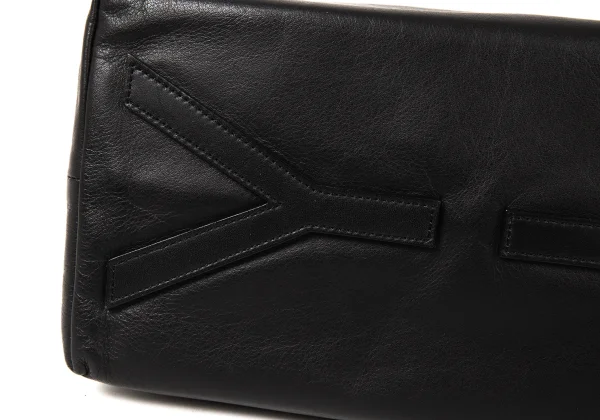 Yohji yamamoto discord Fire Plisse Leather Shoulder Bag K-174761_007