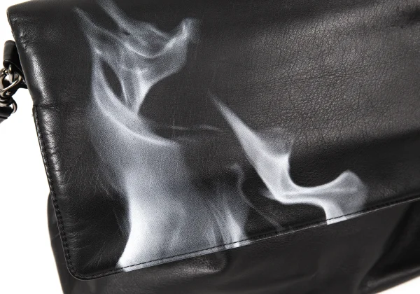 Yohji yamamoto discord Fire Plisse Leather Shoulder Bag K-174761_009