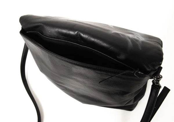 Yohji yamamoto discord Fire Plisse Leather Shoulder Bag K-174761_012