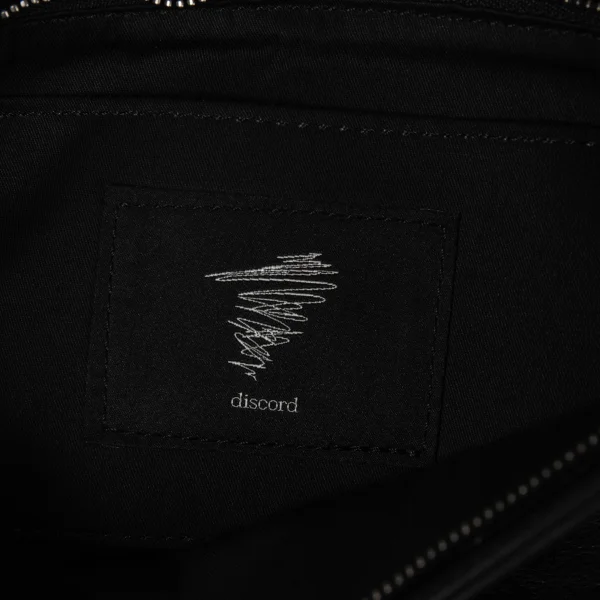 Yohji yamamoto discord Fire Plisse Leather Shoulder Bag K-174761_019