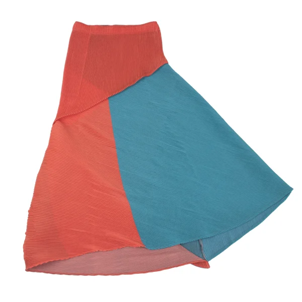 ISSEY MIYAKE Bicolor Switching Pleats Skirt K-174762_002