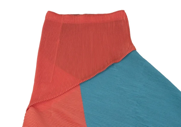 ISSEY MIYAKE Bicolor Switching Pleats Skirt K-174762_003