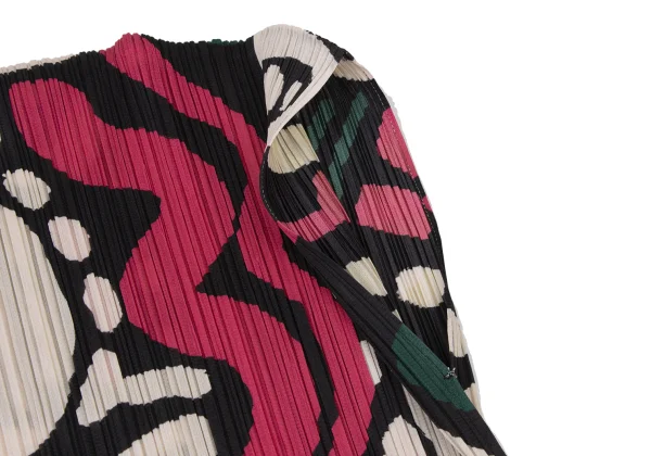 PLEATS PLEASE Pleats Geometric Print Sleeveless Top K-174763_006