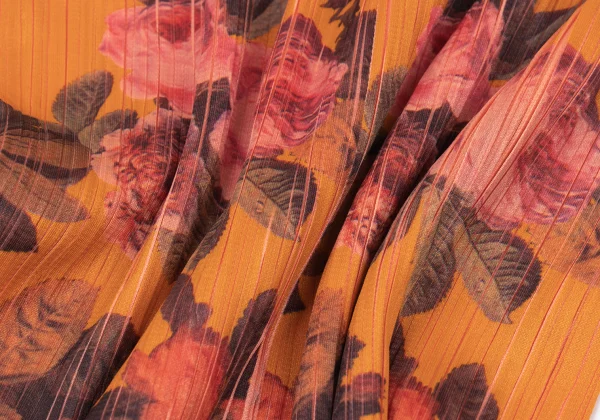 PLEATS PLEASE Pleated Floral Print Cardigan K-174764_013