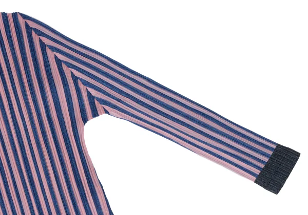 PLEATS PLEASE Pleats Striped Switching Dress K-174766_005