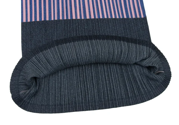 PLEATS PLEASE Pleats Striped Switching Dress K-174766_008