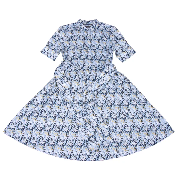 Brooks Brothers Floral Print Short Sleeve Dress K-174771_002