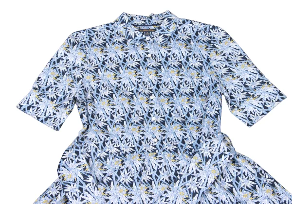 Brooks Brothers Floral Print Short Sleeve Dress K-174771_003