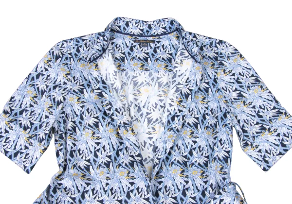Brooks Brothers Floral Print Short Sleeve Dress K-174771_006