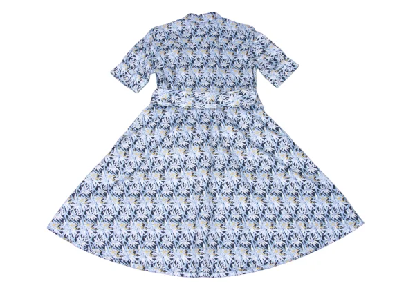 Brooks Brothers Floral Print Short Sleeve Dress K-174771_013
