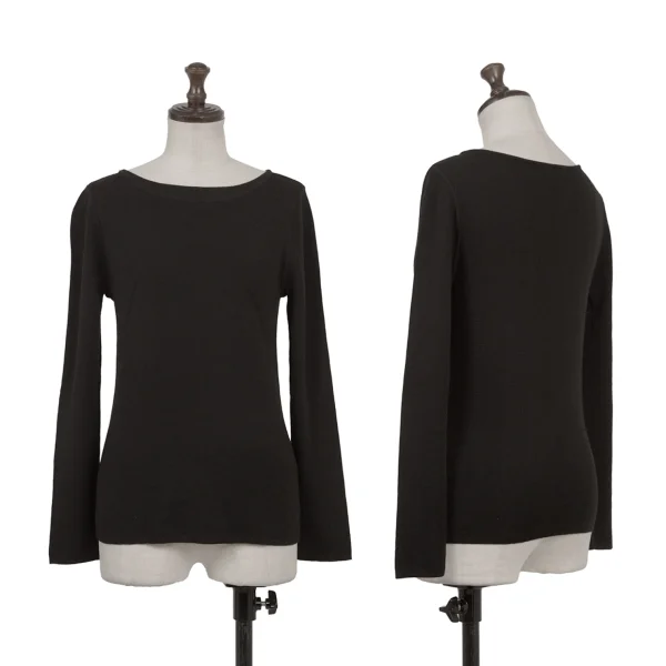 MACINTOSH Wool Knit Top Black 38 K-174774_001