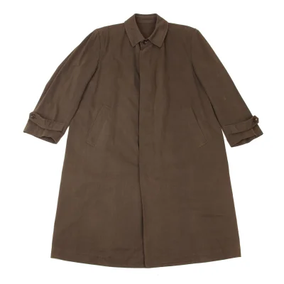 COMME des GARCONS HOMME Cotton Fly Front Long Coat