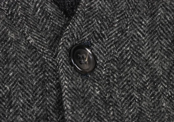 COMME des GARCONS HOMME Herringbone Switching Zip Pocket Cardigan K-174781_006