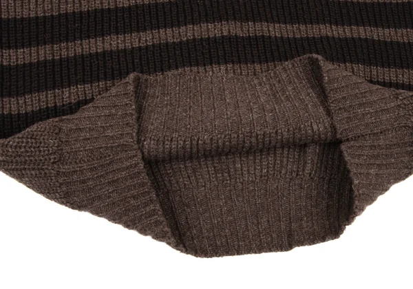 COMME des GARCONS HOMME Wool Blend Line Switching Knit Sweater K-174783_007