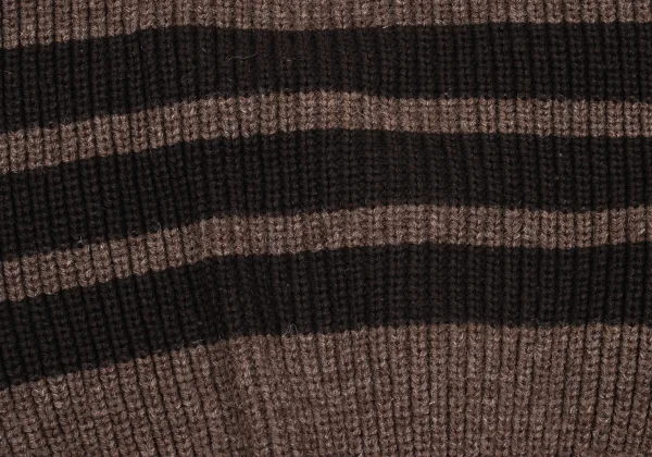 COMME des GARCONS HOMME Wool Blend Line Switching Knit Sweater K-174783_009