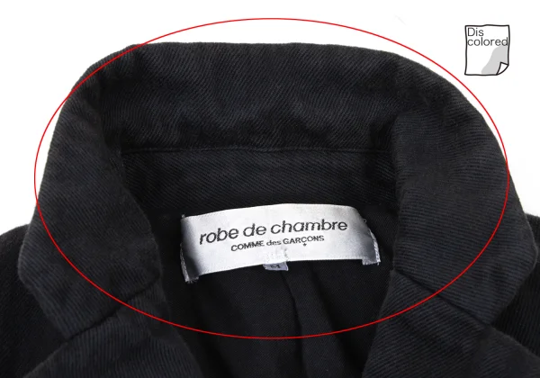 robe de chambre COMME des GARCONS Dyed Cotton Poly Zip Jacket K-174785_005