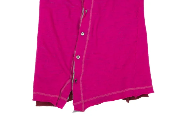 tricot COMME des GARCONS Wool Fulling Layered Design Shirt K-174788_012