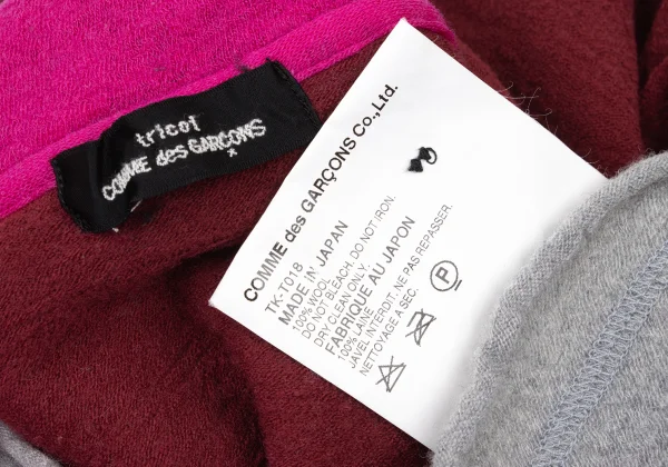 tricot COMME des GARCONS Wool Fulling Layered Design Shirt K-174788_018