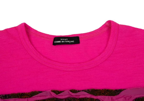 tricot COMME des GARCONS Wool Front Tape Design Top K-174789_008