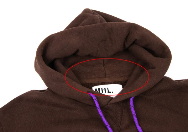 MHL×LOOPWHEELER Cotton Pullover Hoodie K-174791_006