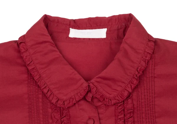 PINK HOUSE Frill Pintuck Design Round-collar Blouse K-174794_004