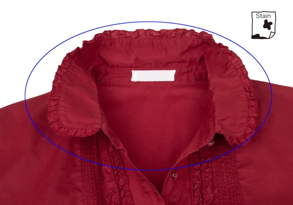PINK HOUSE Frill Pintuck Design Round-collar Blouse K-174794_006