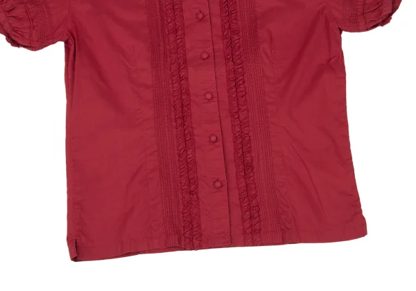 PINK HOUSE Frill Pintuck Design Round-collar Blouse K-174794_010