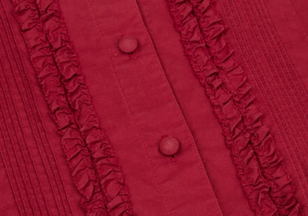 PINK HOUSE Frill Pintuck Design Round-collar Blouse K-174794_011