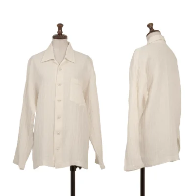 Plantation Cotton Linen Wrinkled Shirt
