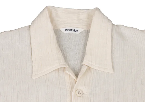 Plantation Cotton Linen Wrinkled Shirt K-174799_004