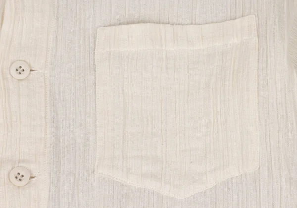 Plantation Cotton Linen Wrinkled Shirt K-174799_005