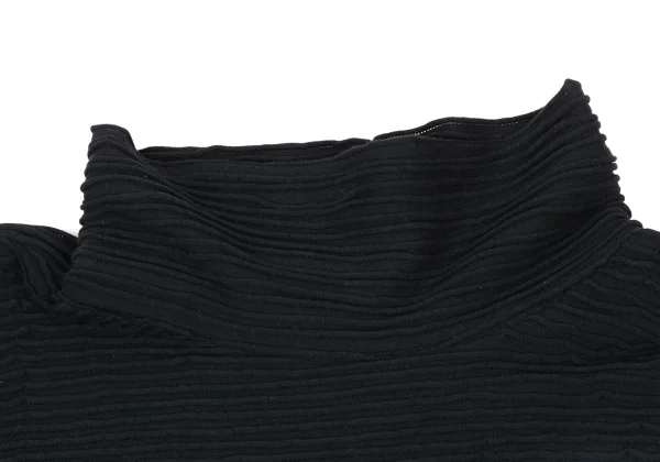 Plantation Ribbed Design High-neck Top K-174801_004
