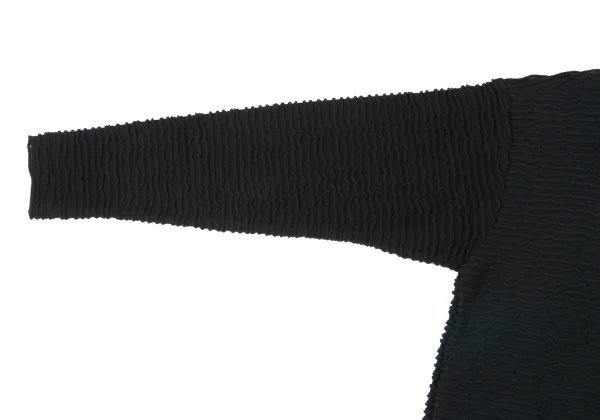 Plantation Ribbed Deign High-neck Top K-174802_005
