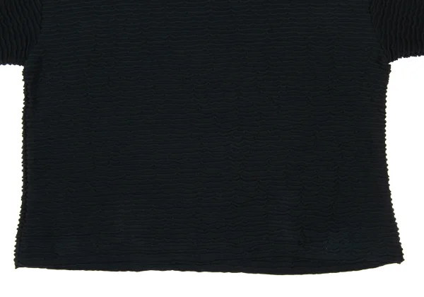 Plantation Ribbed Deign High-neck Top K-174802_007