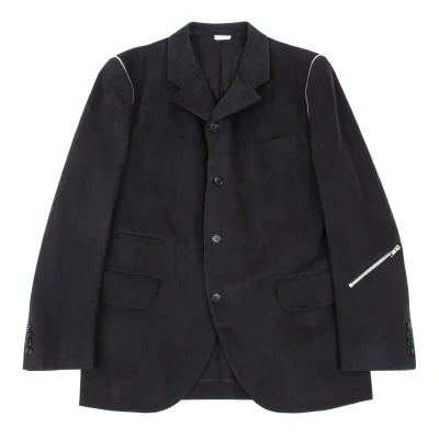 COMME des GARCONS HOMME DEUX Zip Design Detachable Sleeve Jacket