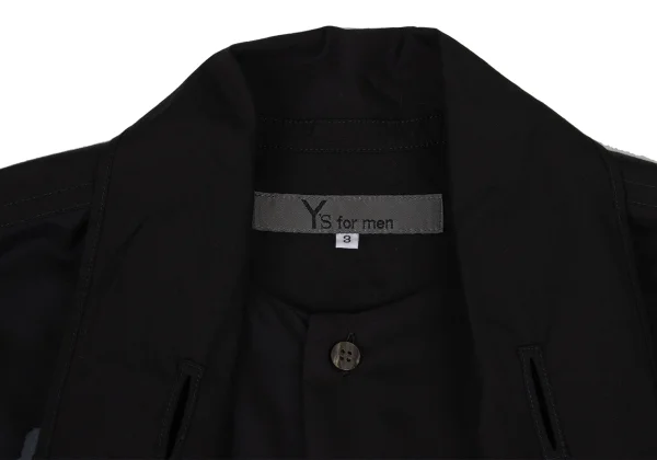 Y's for men Dahlia Print Tie Neck Shirt K-174805_003