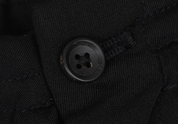 Yohji Yamamoto POUR HOMME Wool Gabardine Flap Pocket Pants K-174807_004