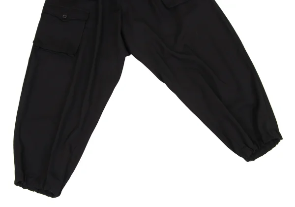 Yohji Yamamoto POUR HOMME Wool Gabardine Flap Pocket Pants K-174807_008
