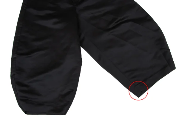 BLACK COMME des GARCONS Polyester Wide Pants K-174809_006