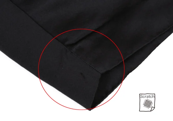 BLACK COMME des GARCONS Polyester Wide Pants K-174809_007