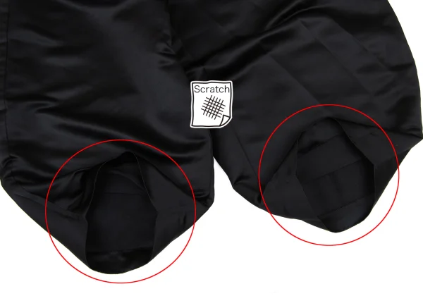 BLACK COMME des GARCONS Polyester Wide Pants K-174809_008